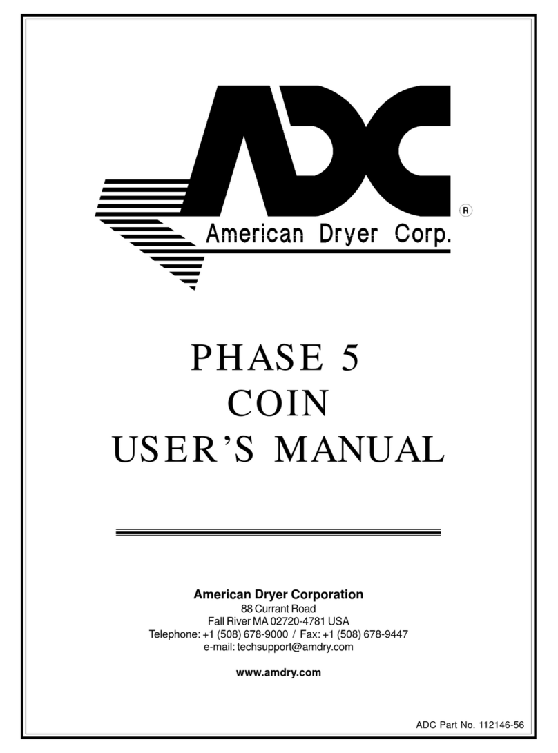ADC Gas Electric Steam AD-26 user manual ADC Gas Electric Steam AD-26 user manual