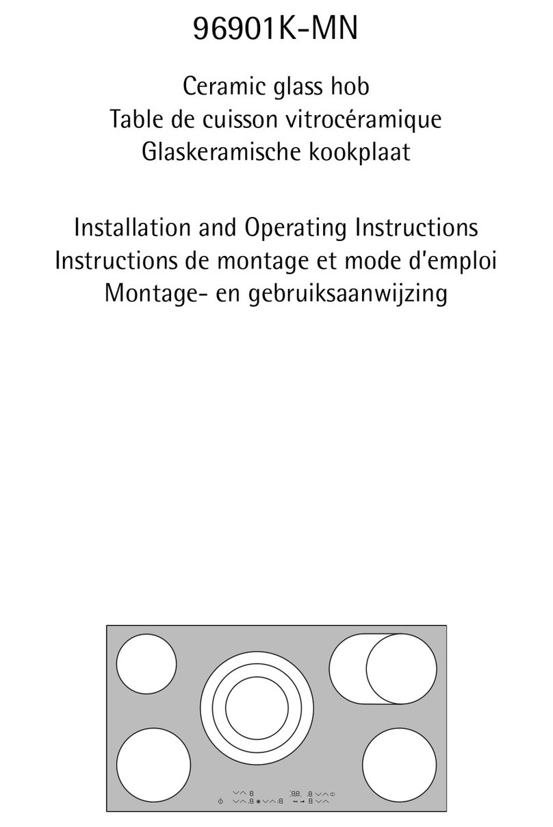 AEG 96901K-MN Installation and operating instructions