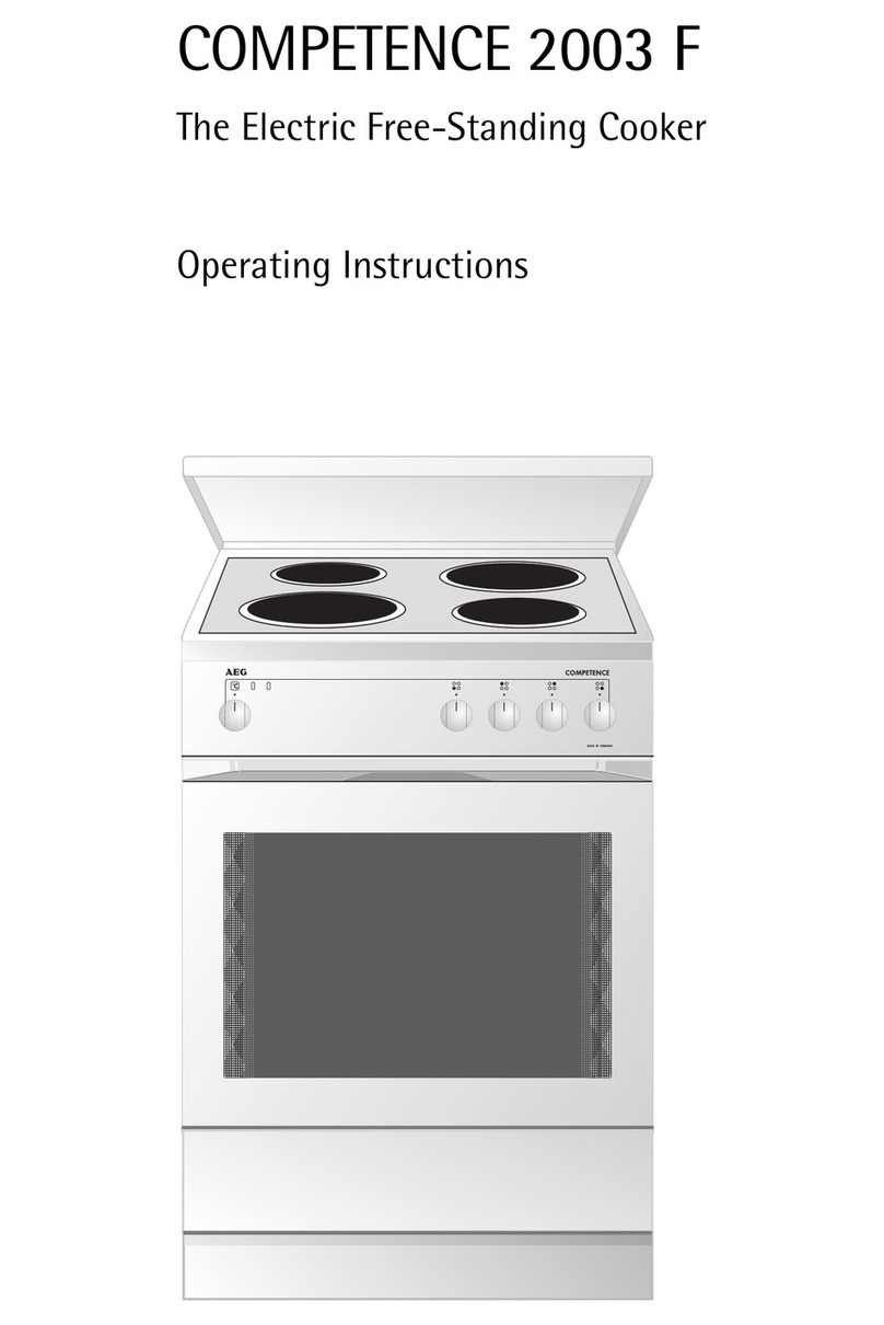 AEG COMPETENCE 2003 F User manual
