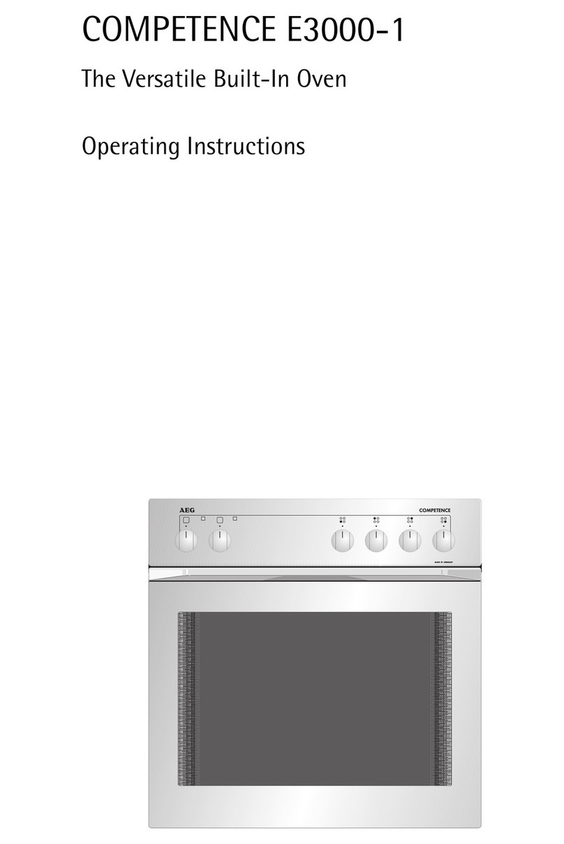 AEG COMPETENCE E3000-1 operating instructions AEG COMPETENCE E3000-1 operating instructions