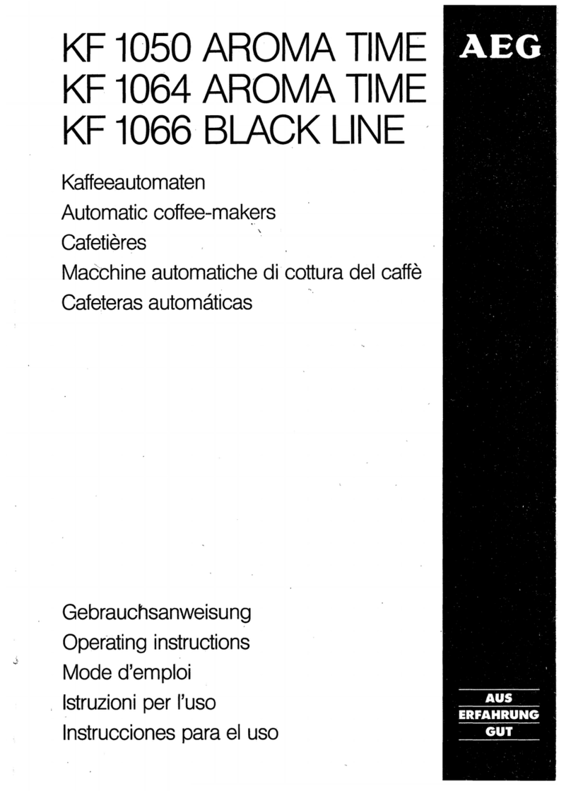 AEG KF 1050 User manual