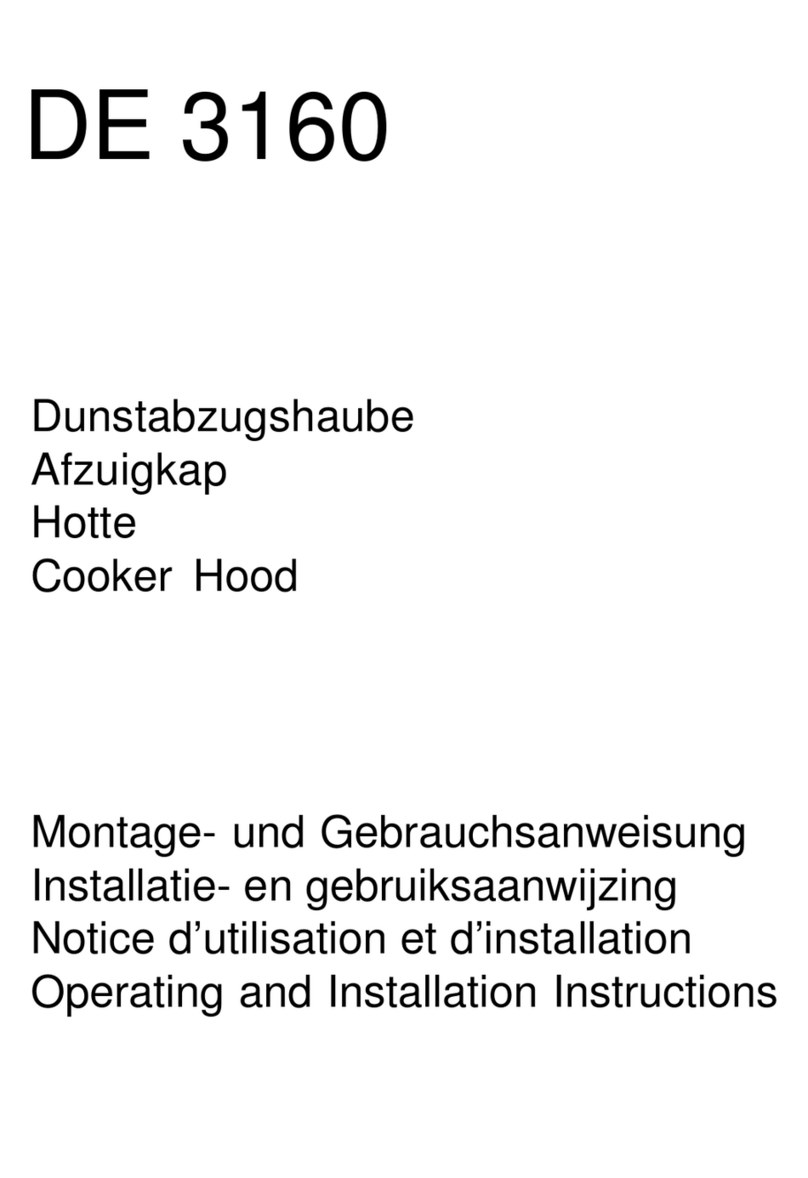 AEG DE 3160 User manual