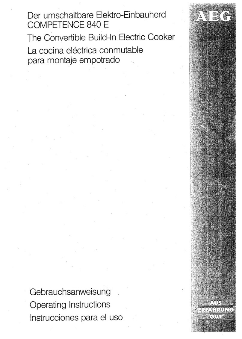 AEG COMPETENCE 840E operating instructions