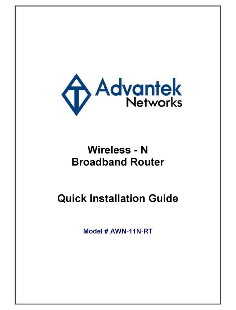 Advantek Networks AWN-11N-RT User manual