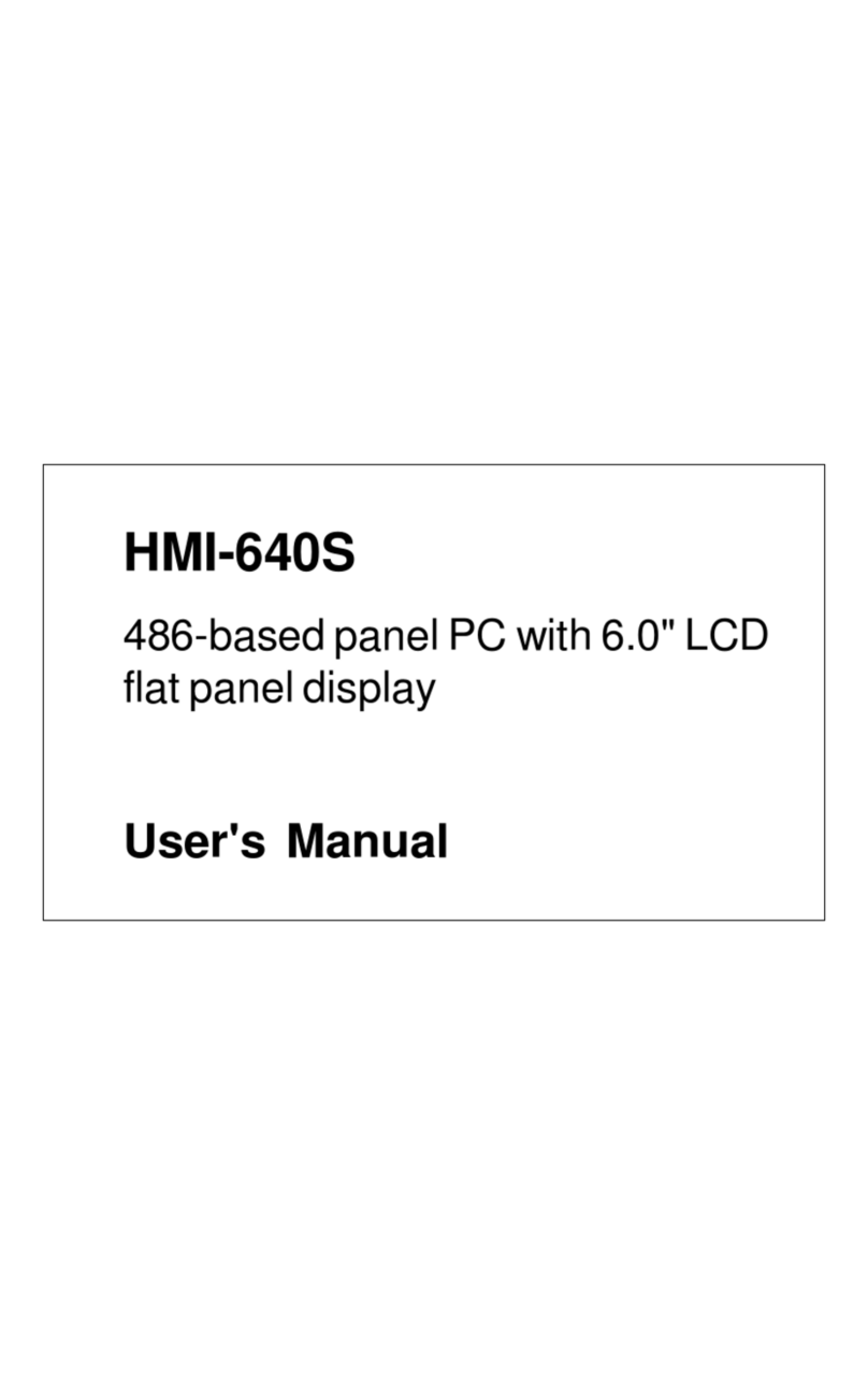 Advantech HMI-640S User manual