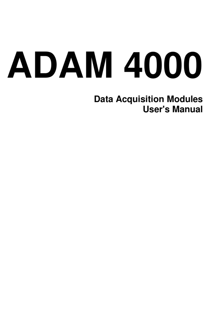 Advantech Data Acquisition Modules ADAM 4000 user manual Advantech Data Acquisition Modules ADAM 4000 user manual