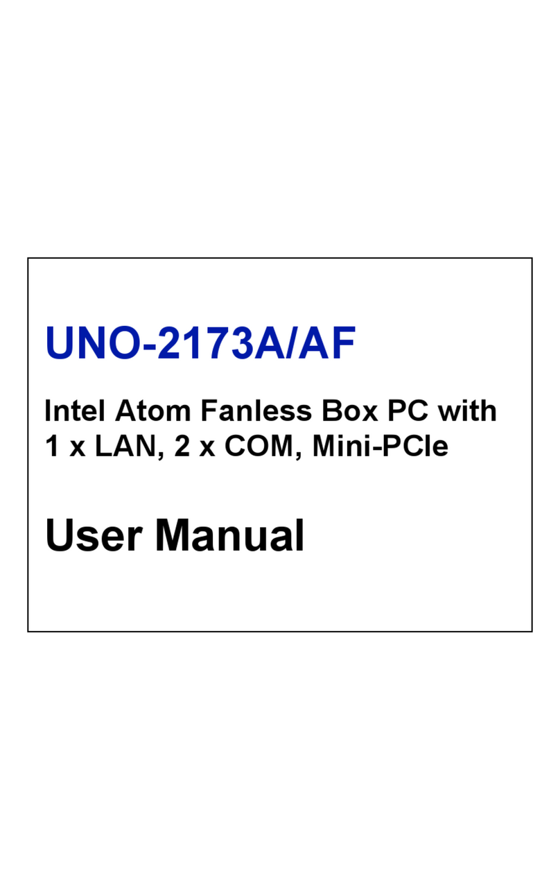 Advantech UNO 2173A/AF User manual