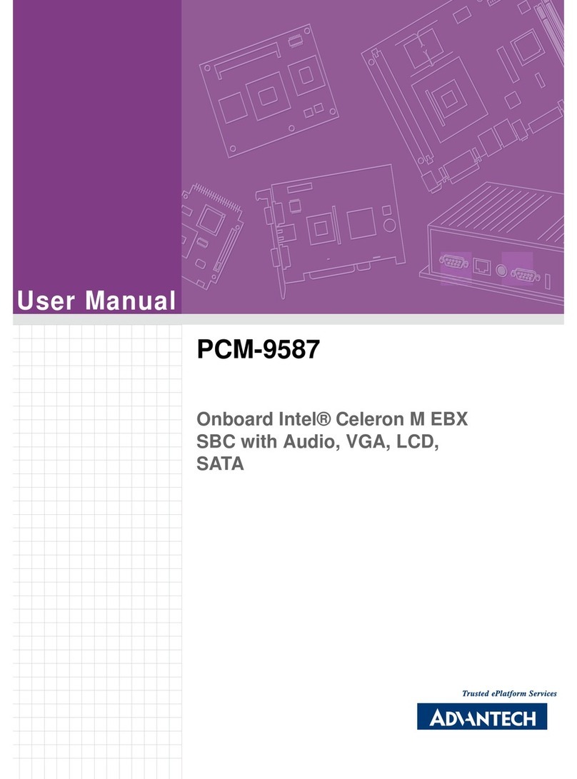 Advantech INTEL PCM-9587 User manual