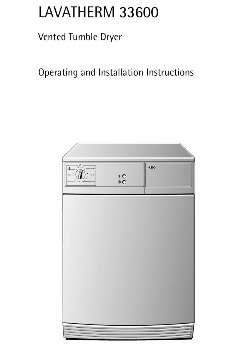 AEG LAVATHERM 33600 User manual