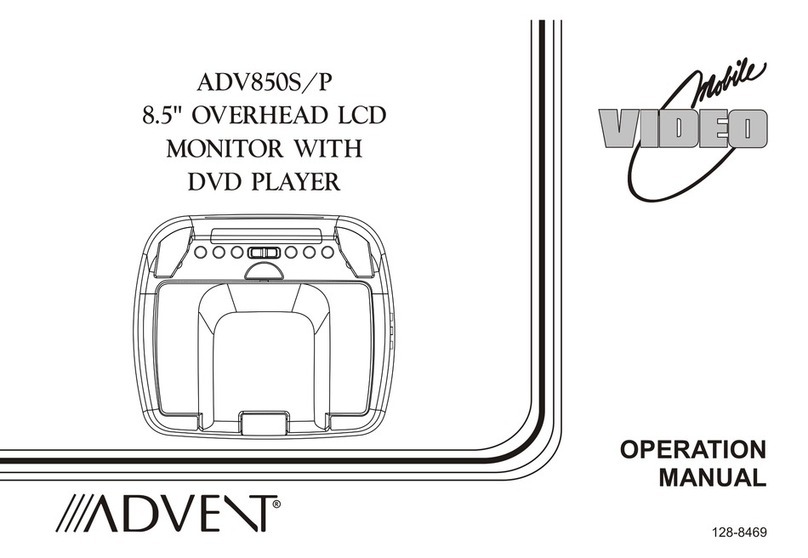 Advent ADV850S/P User manual Advent ADV850S/P User manual