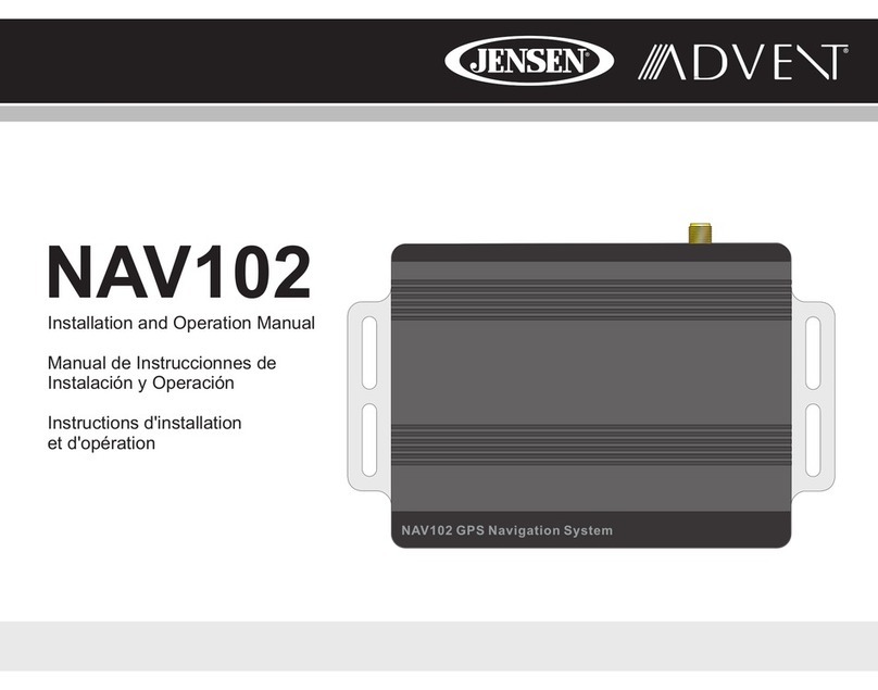 Advent NAV102 User manual