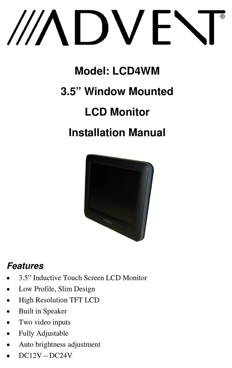 Advent LCD4WM User manual Advent LCD4WM User manual
