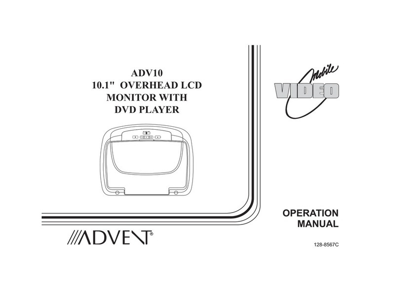 Advent 128-8567 User manual Advent 128-8567 User manual