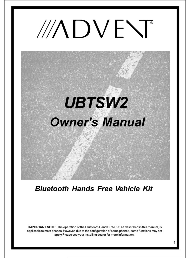 Advent UBTSW2 User manual