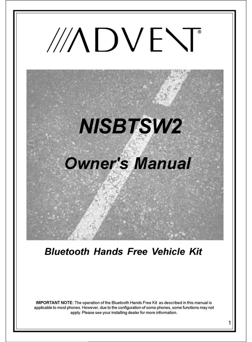 Advent NISBTSW2 User manual