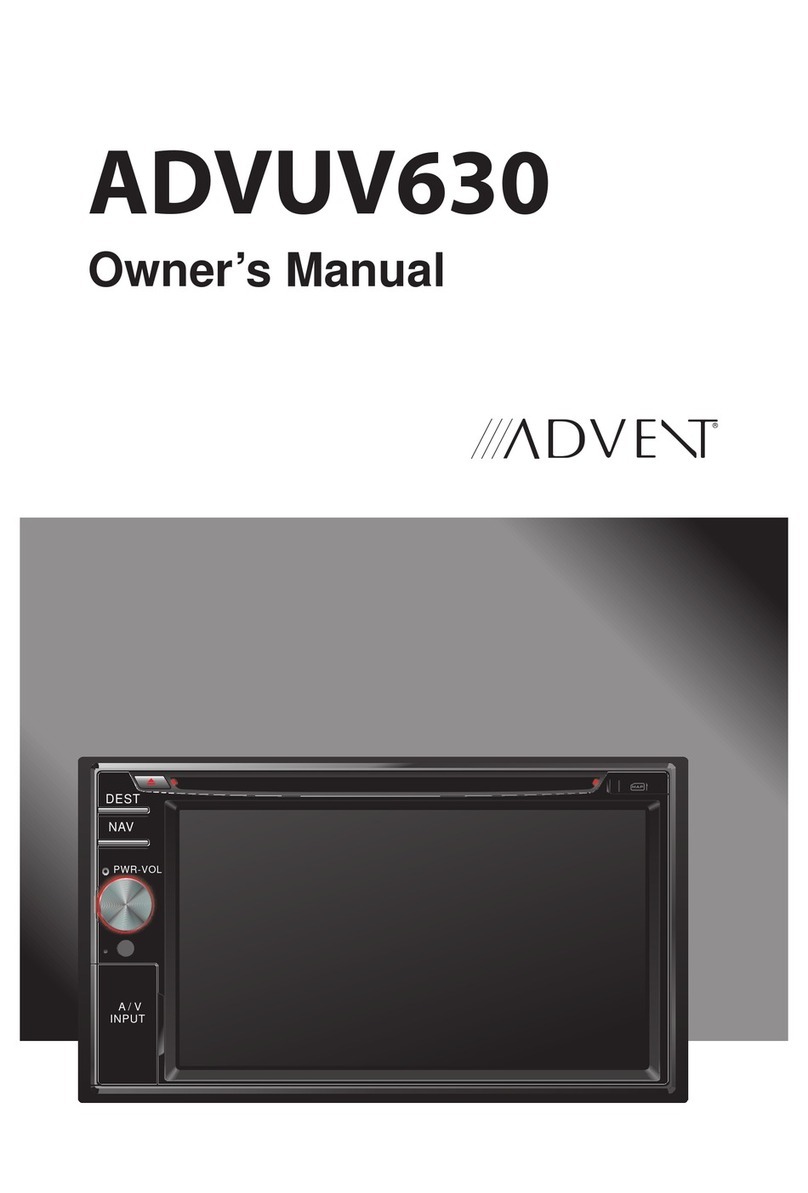 Advent ADVUV630 User manual Advent ADVUV630 User manual