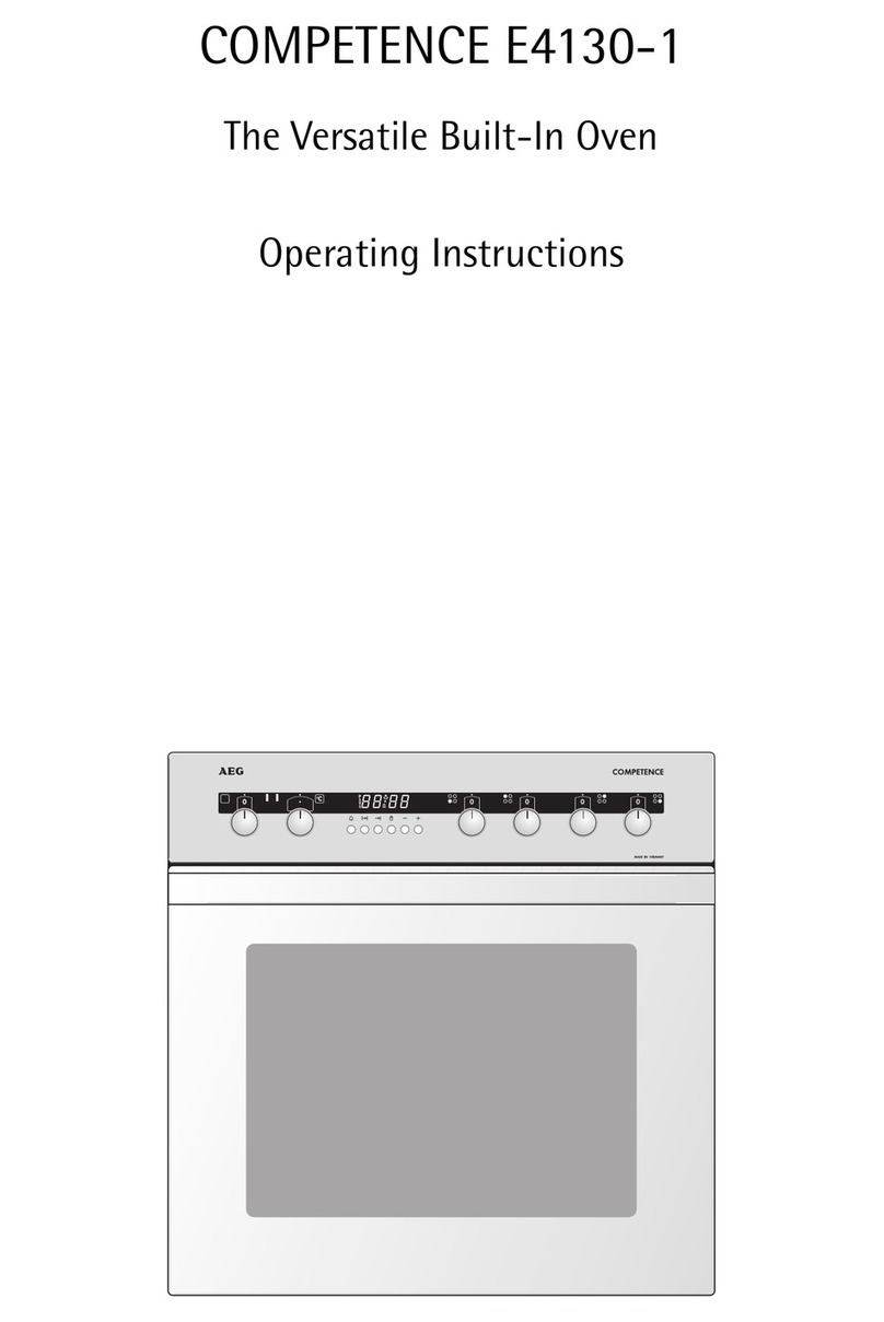 AEG COMPETENCE E4130-1 operating instructions