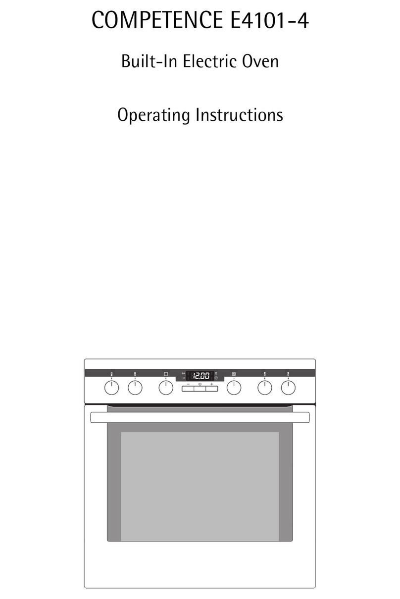 AEG COMPETENCE E4101-4 operating instructions