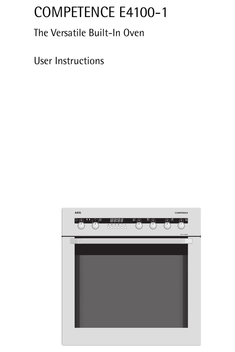 AEG COMPETENCE E4100-1 User instructions
