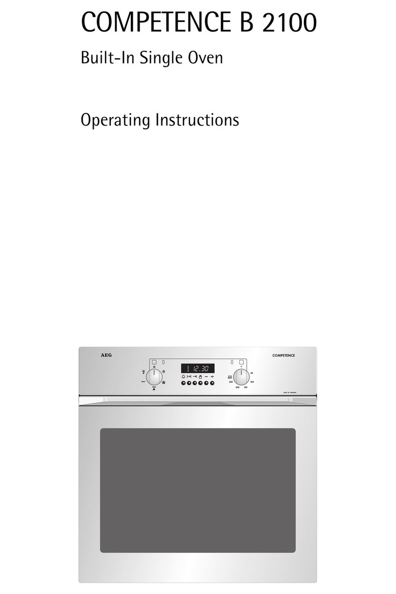 AEG Competence B 2100 User manual