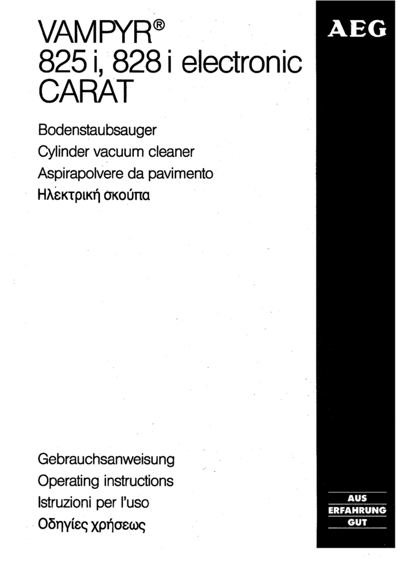 AEG VAMPYR 825I User manual