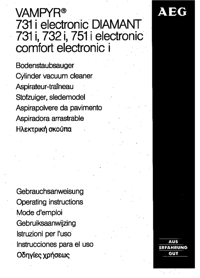 AEG VAMPYR 731i electronic DIAMANT User manual