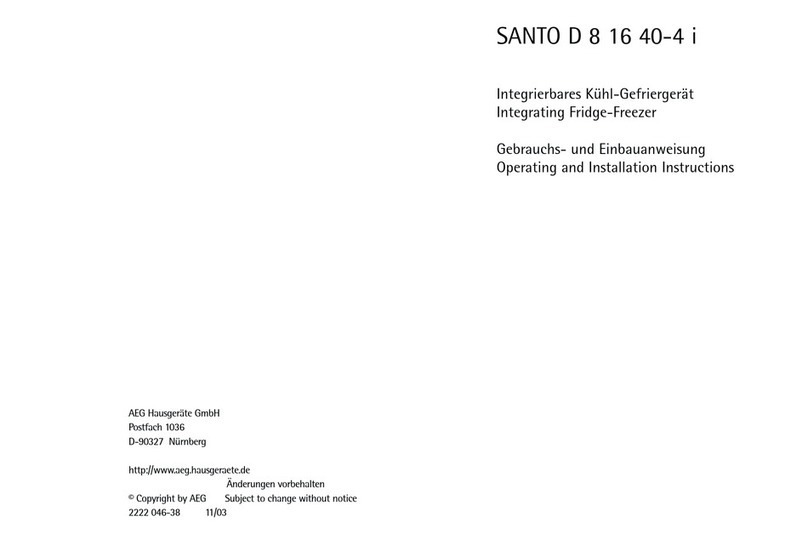 AEG SANTO D 8 16 40-4 I Operating and installation instructions