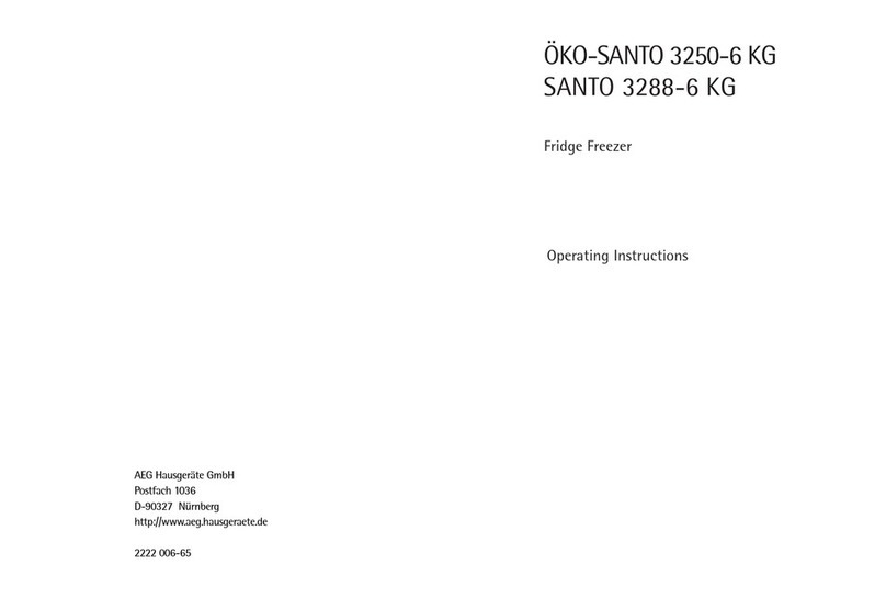 AEG SANTO 3250-6 KG operating instructions