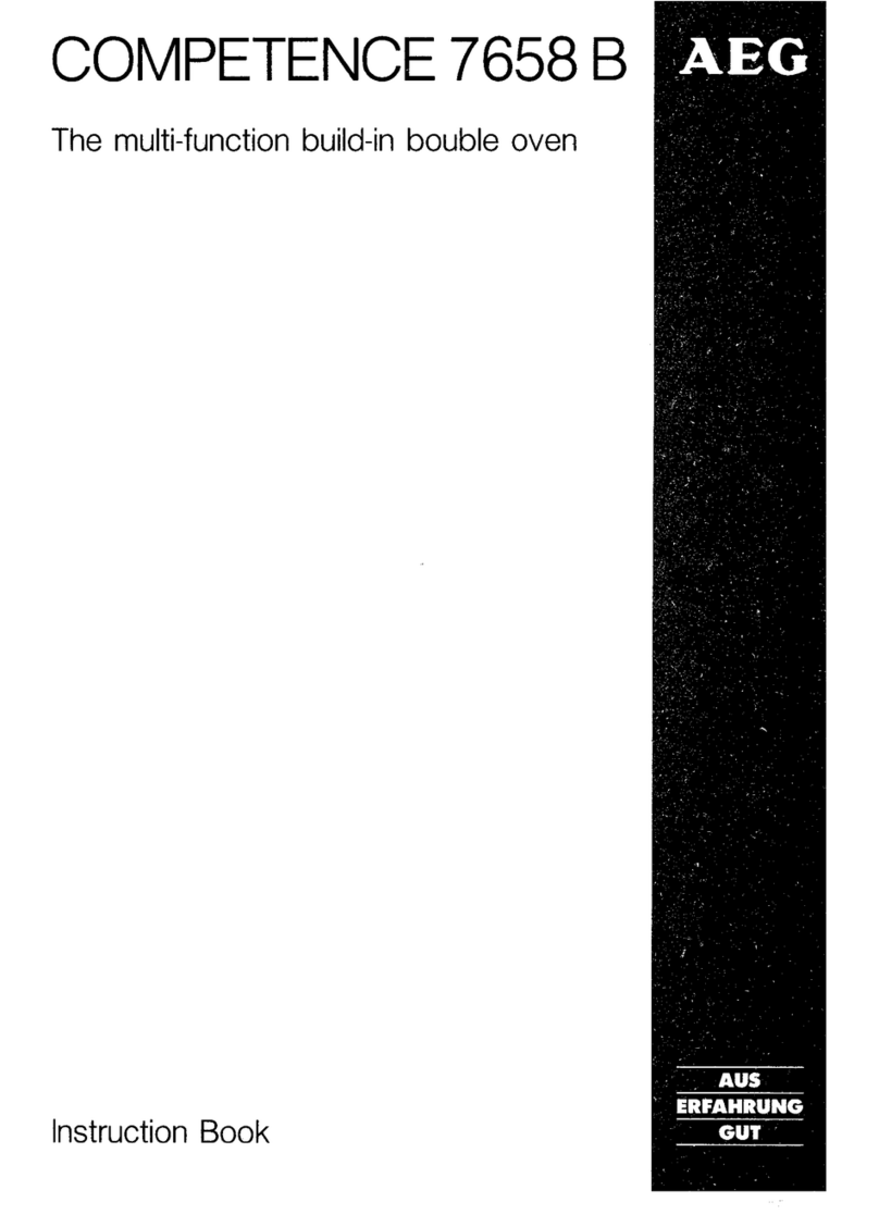 AEG COMPETENCE 7658 B User manual