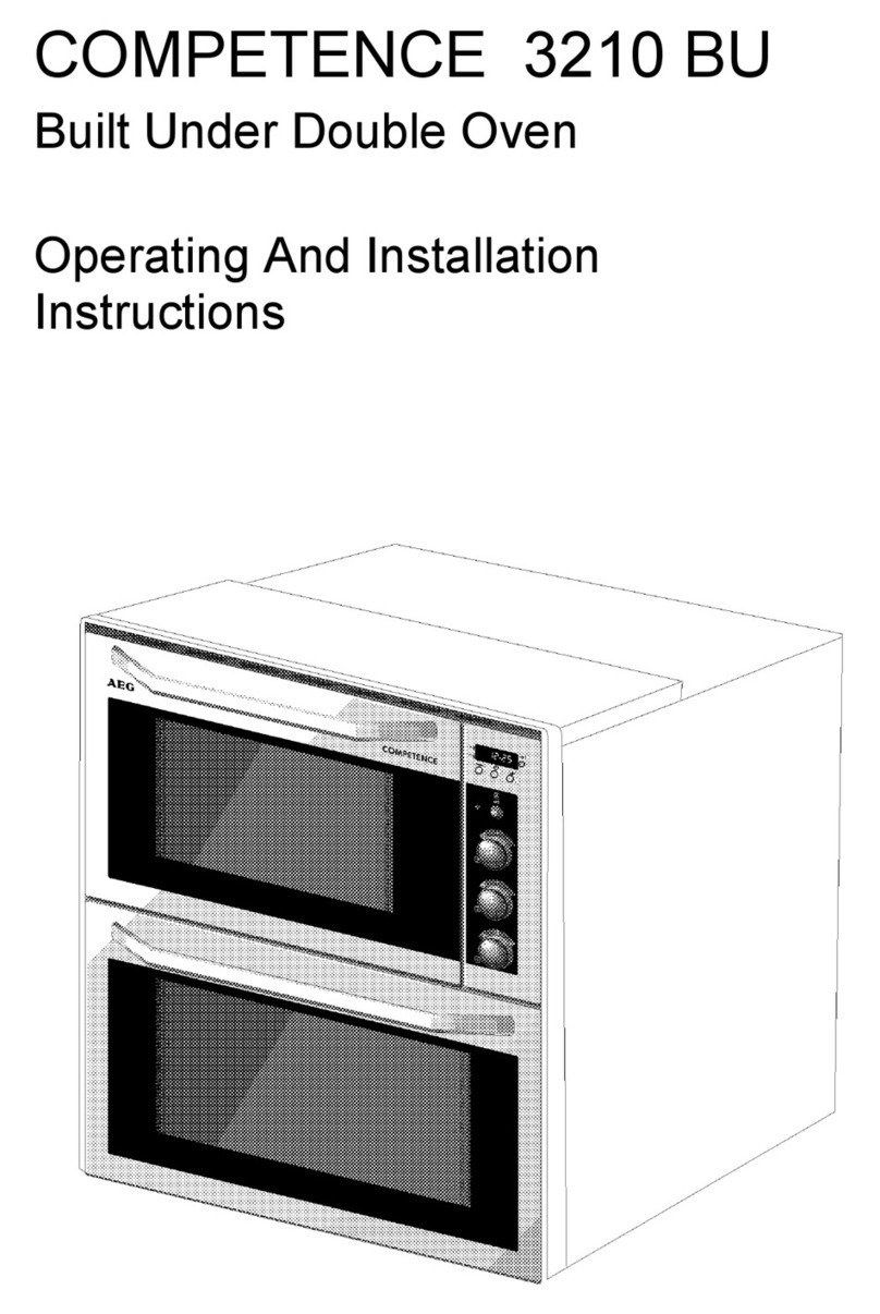 AEG COMPETENCE 3210 BU User manual