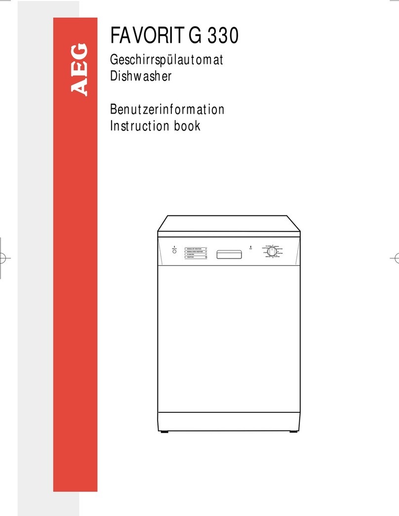 AEG FAVORIT G 330 Instruction book