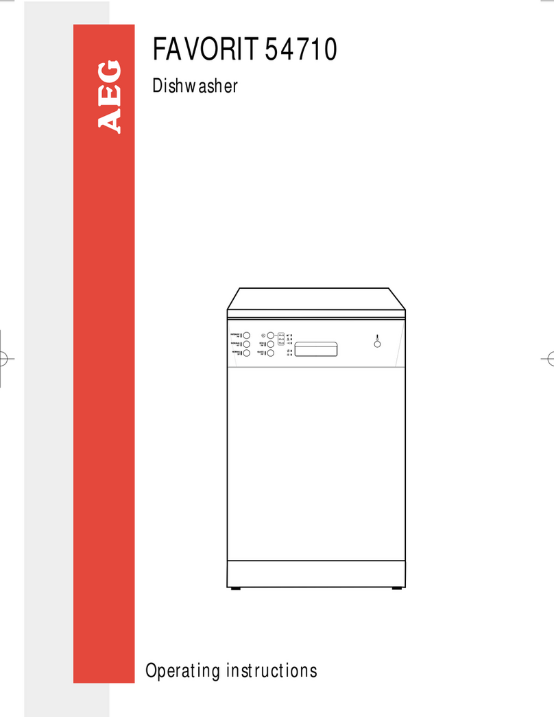 AEG FAVORIT 54710 operating instructions