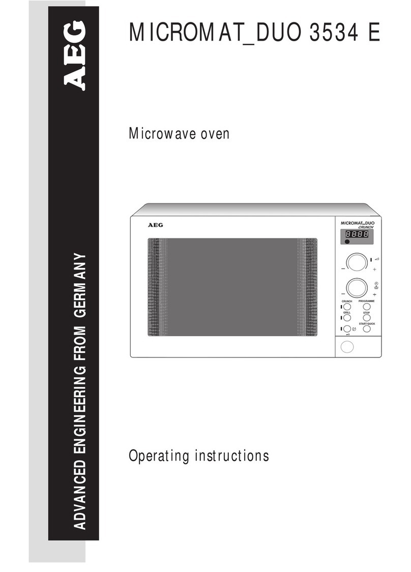 AEG MICROMAT_DUO 3534 E User manual