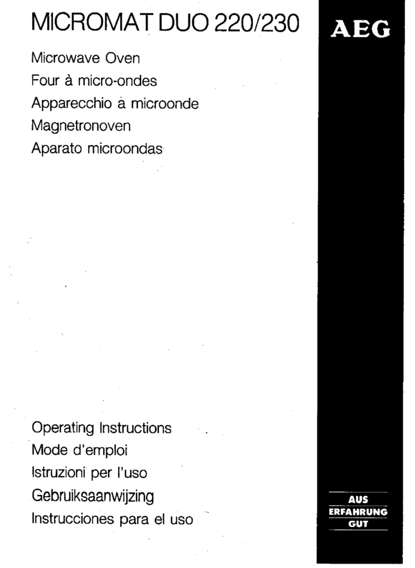AEG MICROMAT DUO 220 User manual