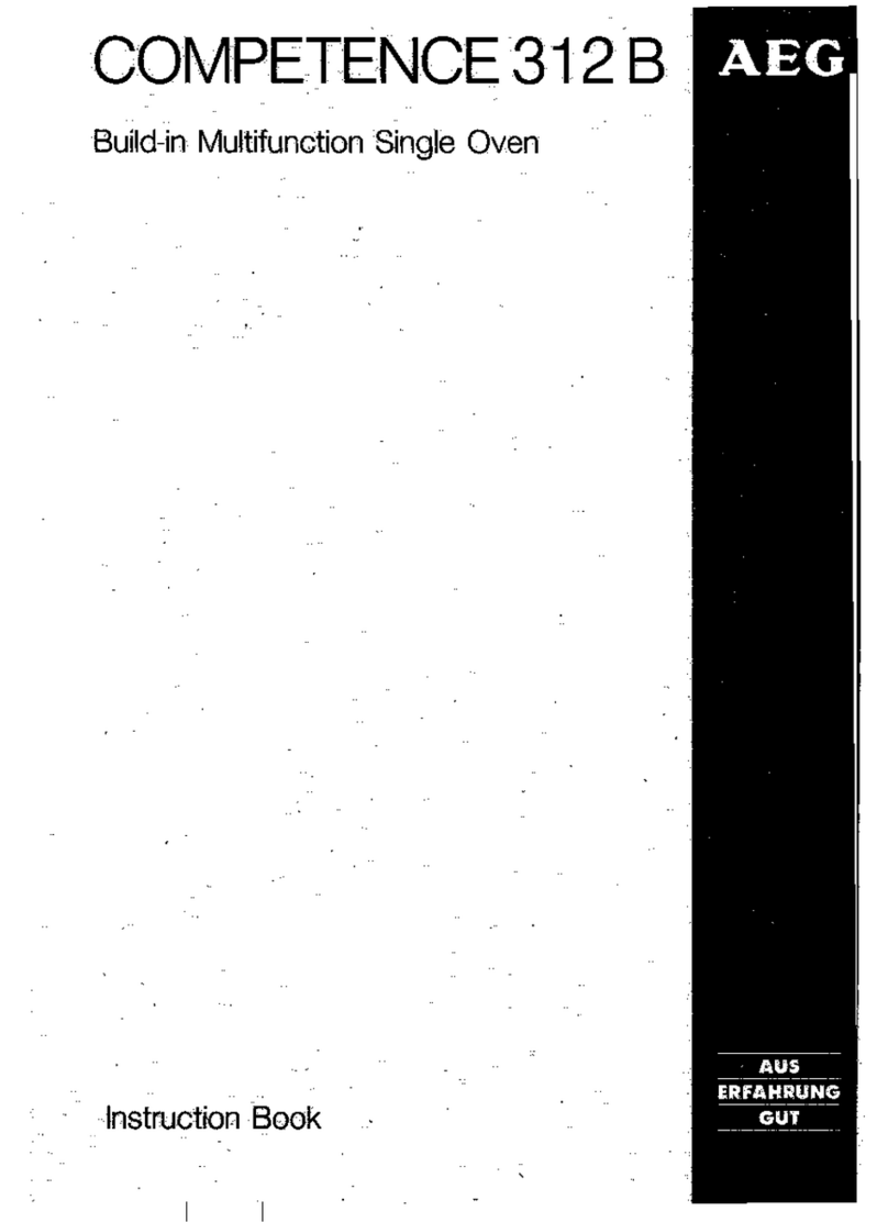 AEG Competence 312 B Instruction book AEG Competence 312 B Instruction book