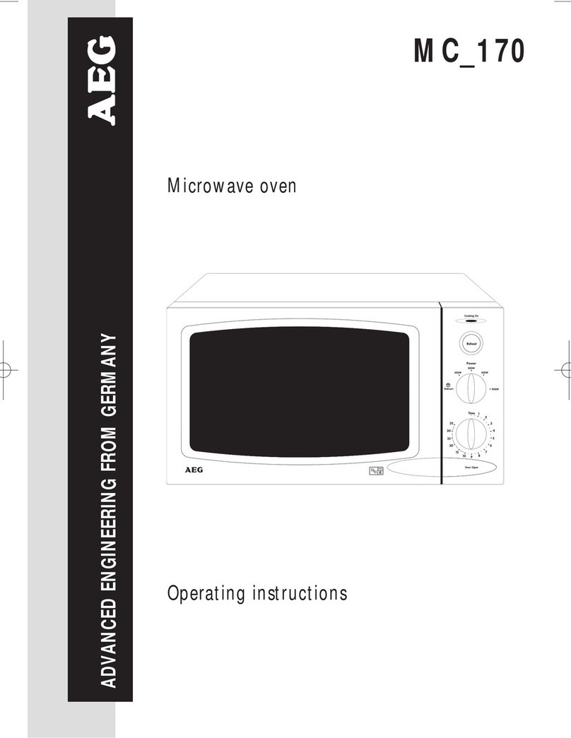 AEG MC_170 User manual