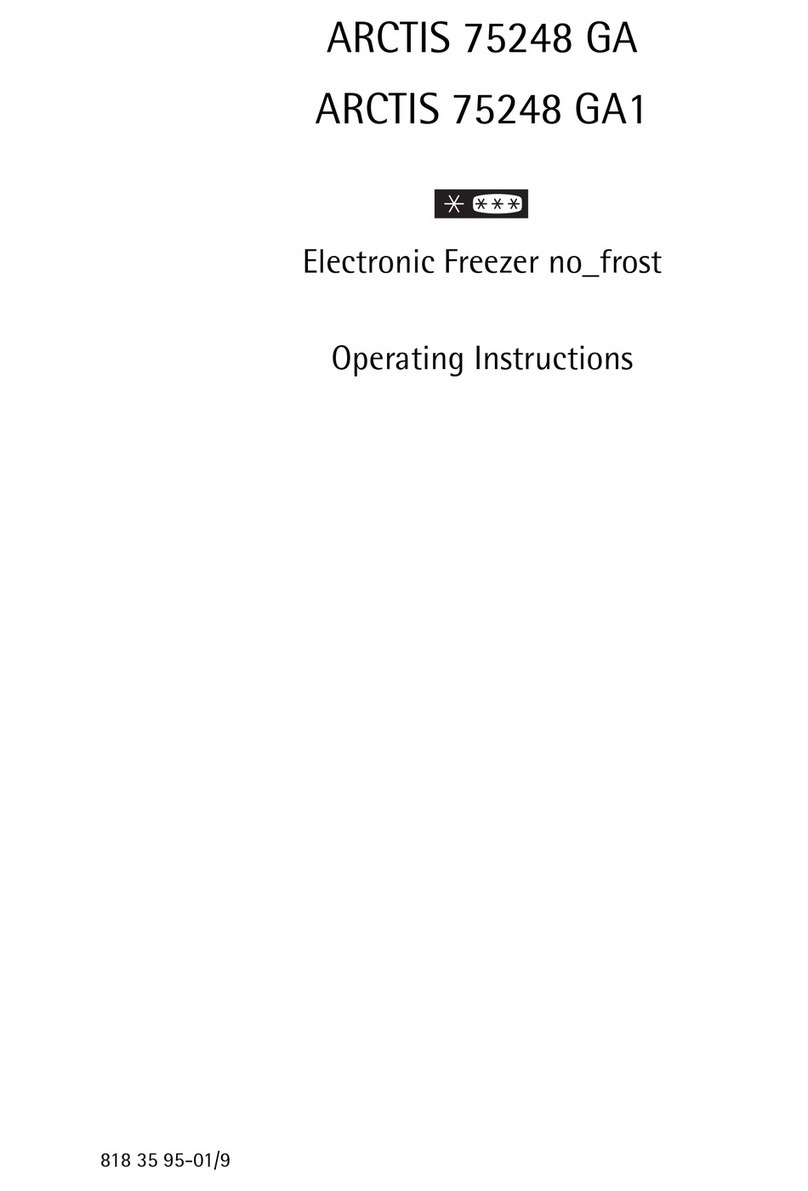 AEG ARCTIS 75248 GA operating instructions