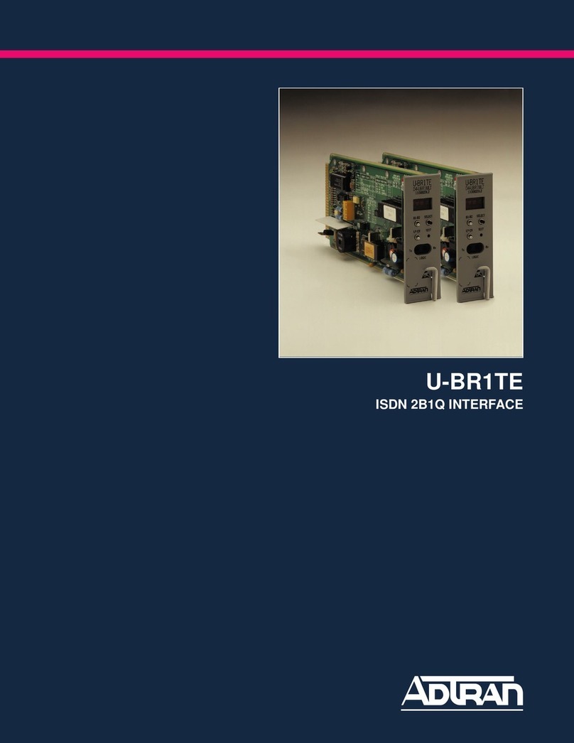 ADTRAN U-BR1TE User manual