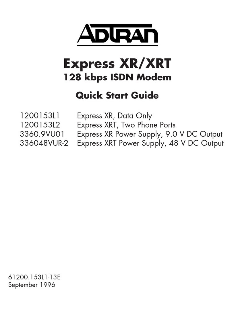 ADTRAN XR quick start guide
