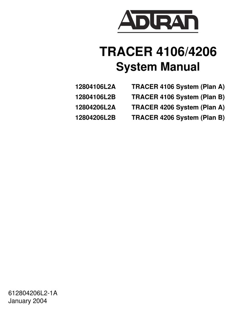 ADTRAN TRACER 4106 Plan User guide