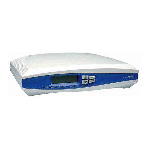 ADTRAN Cable T1 ESF CSU ACE User manual