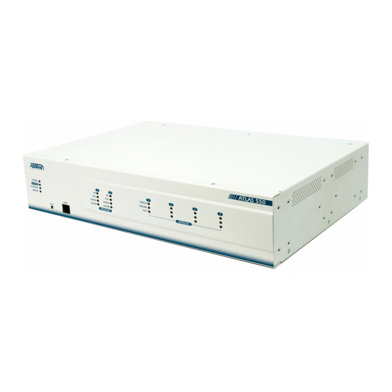 ADTRAN ATLAS 550 product manual