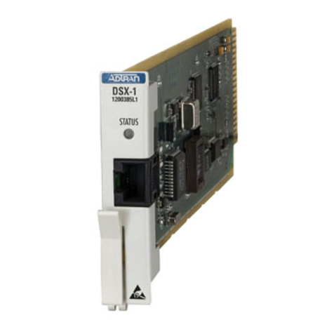 ADTRAN 850 DSX-1 quick start guide