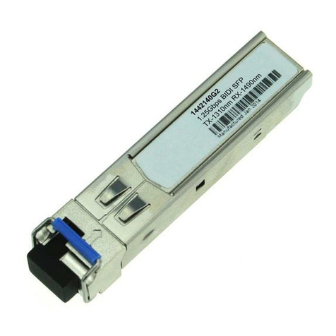 ADTRAN Gigabit Ethernet Single-Mode Fiber Tributary Module... Specification manual