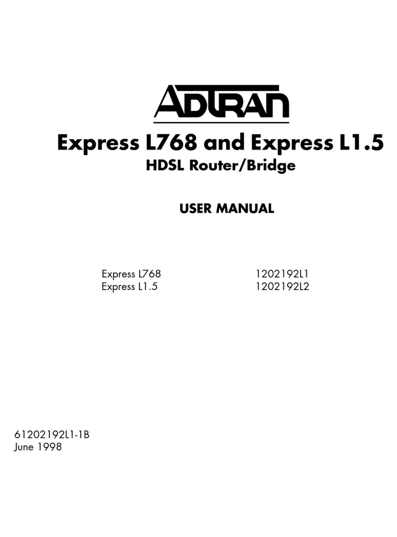 ADTRAN Express L768 User manual