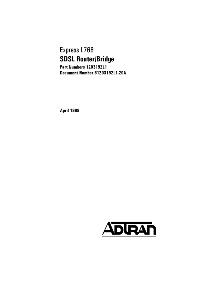 ADTRAN Express L768 owner's manual