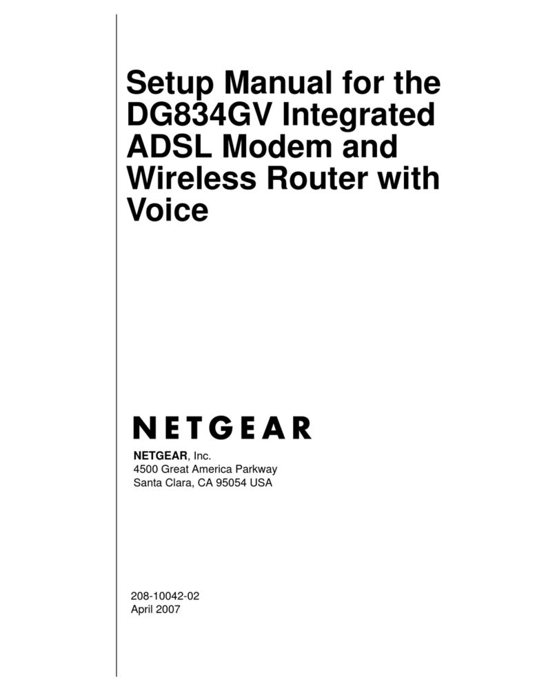 NETGEAR DG834GV User guide