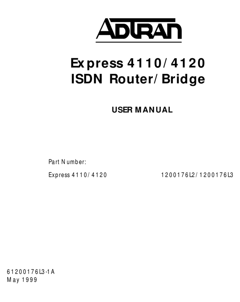 ADTRAN Express 4110 User manual