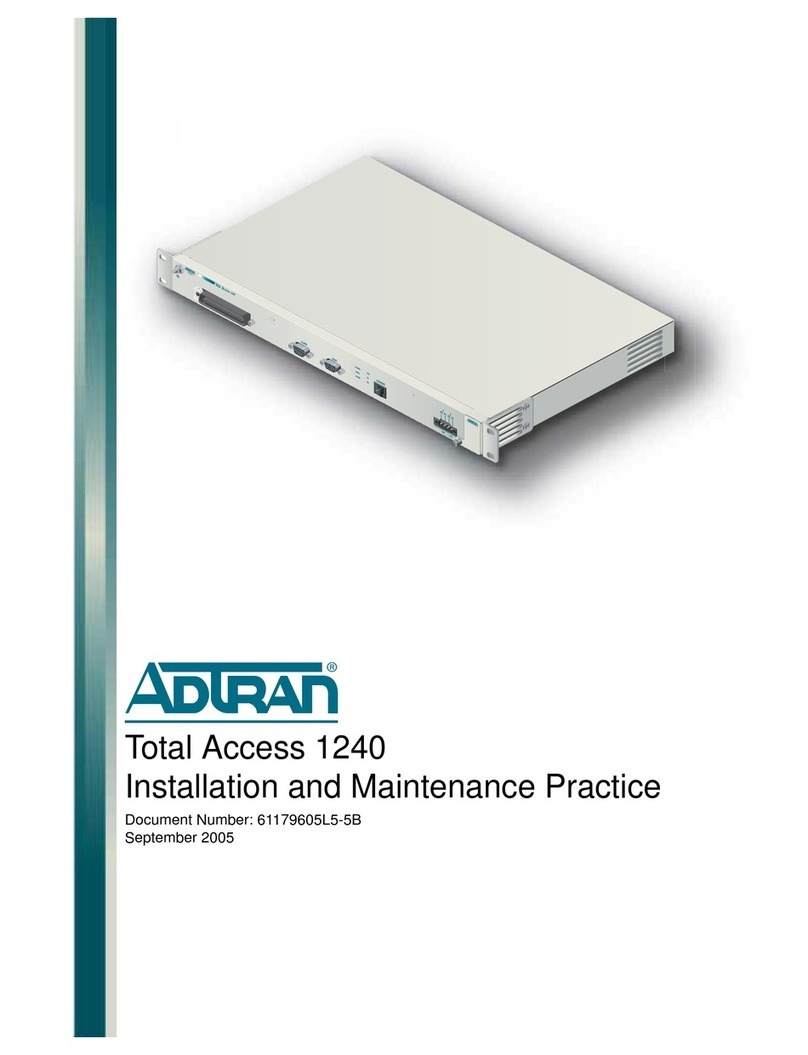 ADTRAN Total Access 1240 Instruction Manual