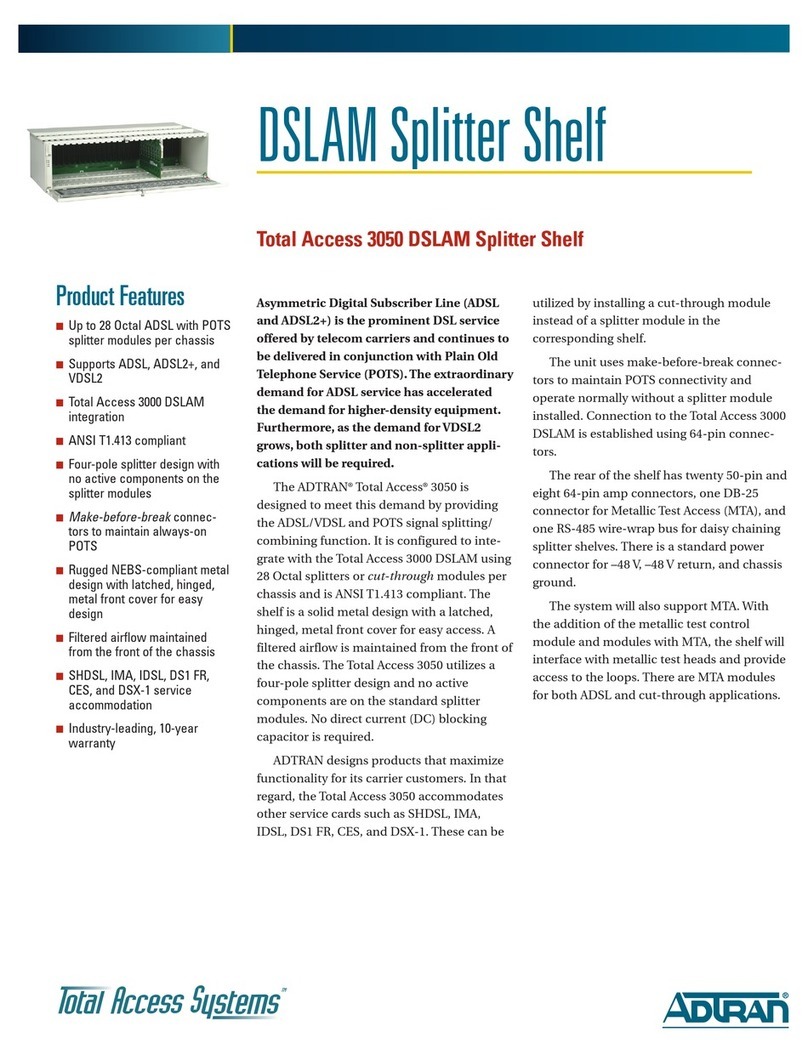 ADTRAN Total Access 3050 Specifications